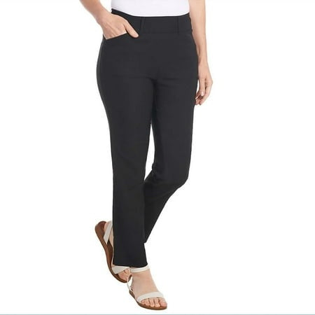 Hilary Radley Women's Tummy Control Pull on Ankle Pant (1753633)
