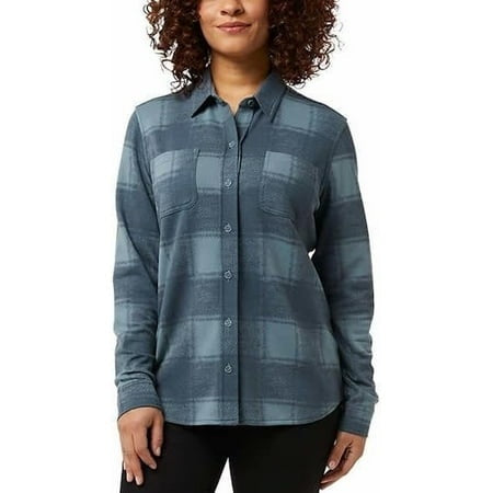 32 Degrees Women S 4-way Stretch Soft Button-up Shirt 1629327