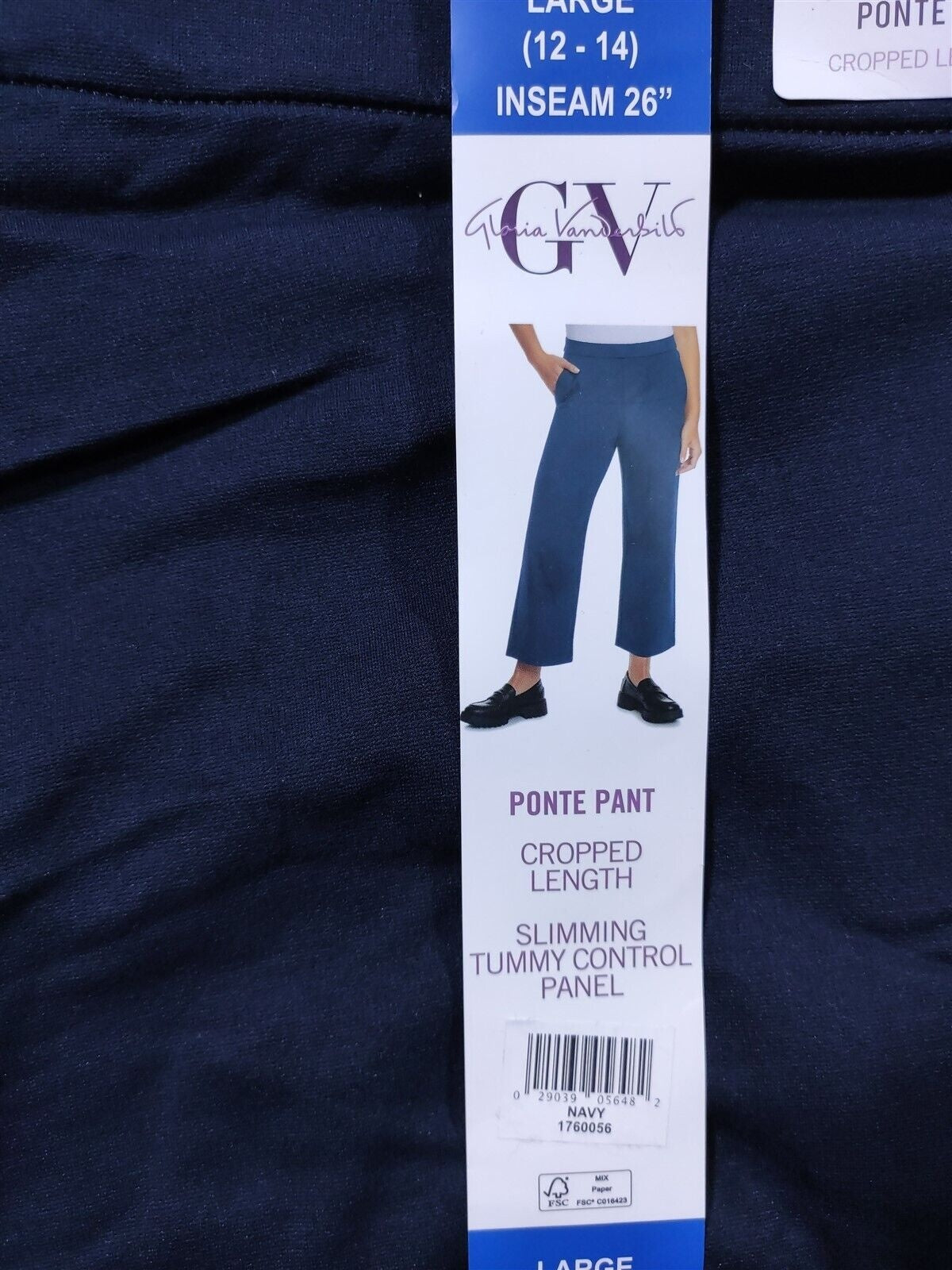 Gloria Vanderbilt Women's Cropped Ponte Pants (1760056)