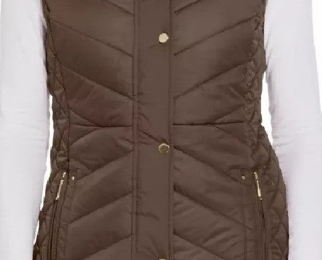 Weatherproof Ladies' Quilted Vest Blace Full Zip/zip pockets (1801693)