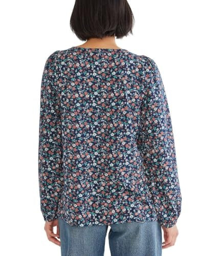 Lucky Brand Women's Long Sleeve Floral Peasant Top 1723702