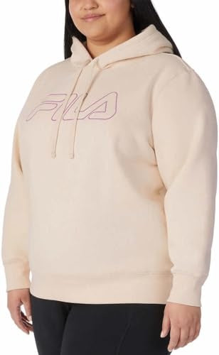 Fila Womens Midweight Fleece Pullover Logo Hoodie (1720456)