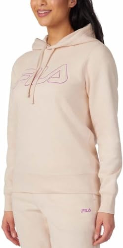 Fila Womens Midweight Fleece Pullover Logo Hoodie (1720456)
