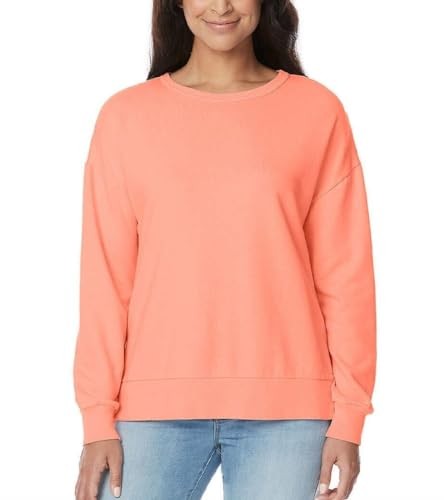 Buffalo David Bitton Womens French Terry Sweatshirt Relaxed Fit (1404699)
