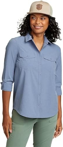 Eddie Bauer Women's Departure Stretch Moisture Wicking Long Sleeve Shirt with UPF 50 (1699065)