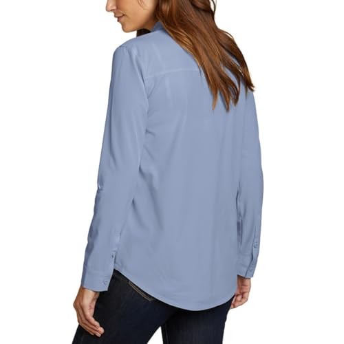 Eddie Bauer Women's Departure Stretch Moisture Wicking Long Sleeve Shirt with UPF 50 (1699065)