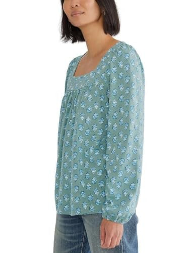 Lucky Brand Women's Long Sleeve Floral Peasant Top (1723702)