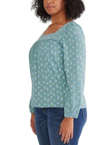 Lucky Brand Women's Long Sleeve Floral Peasant Top (1723702)