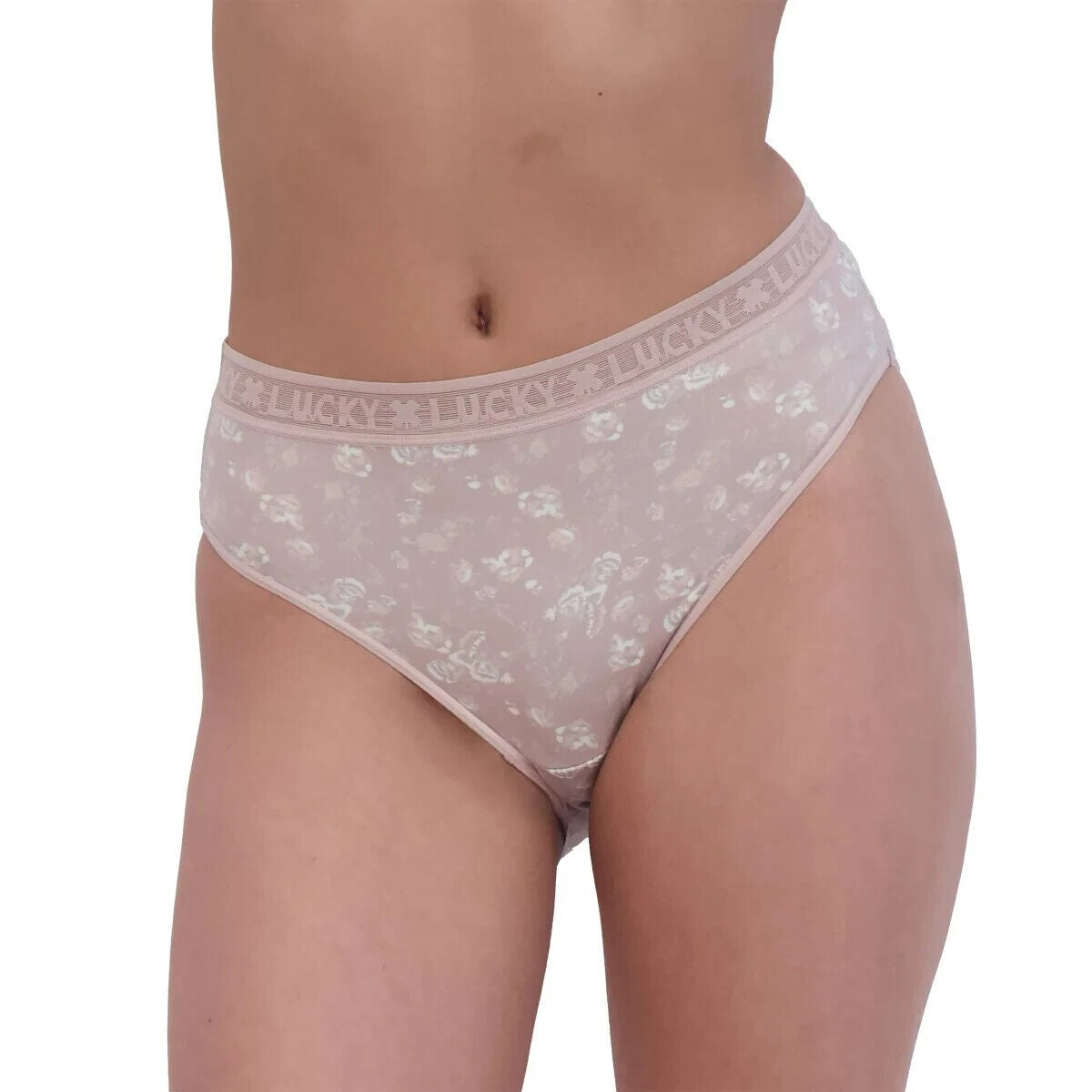 NWT Lucky Brand Women's 6-Pack Ultra Soft 4-Way Stretch Tag Free Panties (1790598)