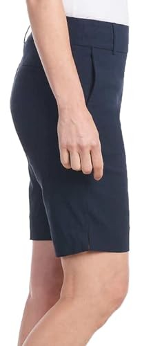 Hilary Radley Women's Pull on Mid Rise Stretch Comfort Bermuda Short 1745667