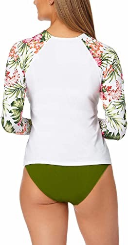 Hurley Womens UPF 50+ Long Sleeve Rashguard (as1, Alpha, Xx_l, Regular, Regular, Black Zip, XX-Large) 1580006