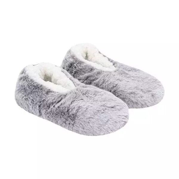 Ladies' Lemon Faux Fur Slipper Sock Super-Soft (1699633)