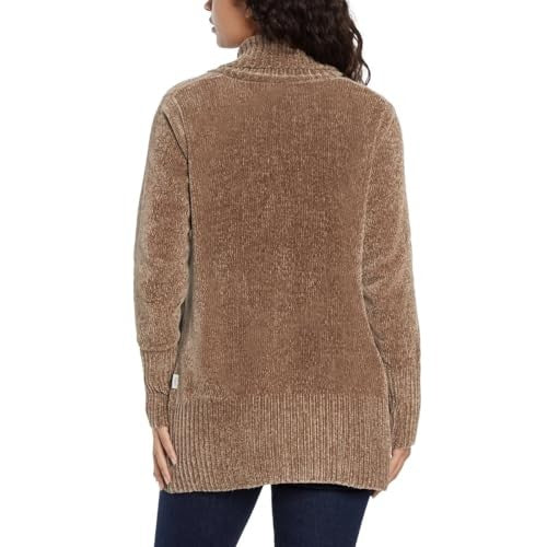 Orvis Womens Cardigan Sweater Chenille Pockets Soft Open-Front Midweight (1804413)