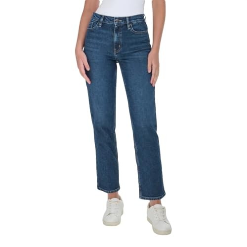Calvin Klein Women High Rise Straight Leg Jean 1829063