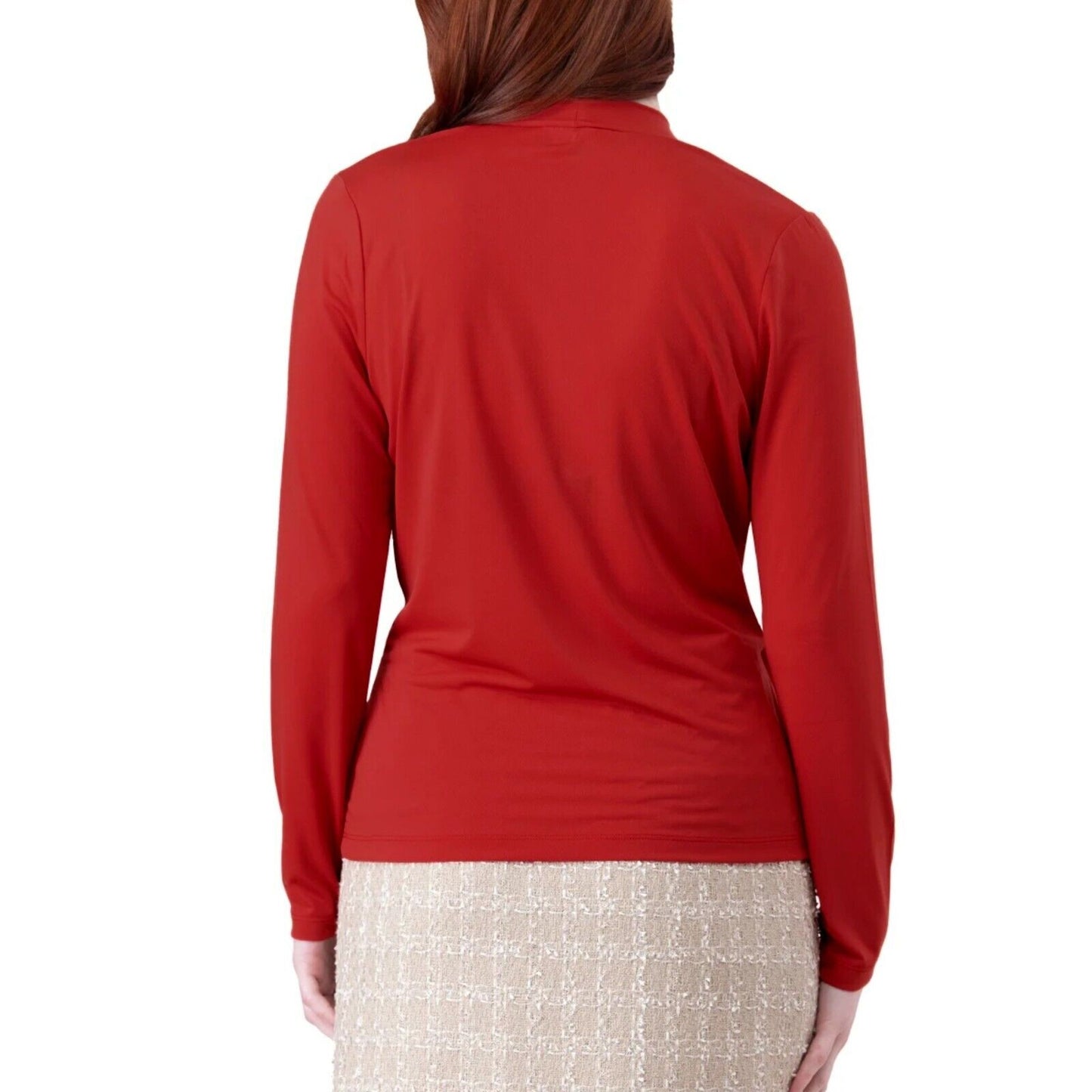 NWT Rachel Roy Women's Drape Neck Long Sleeve Wrap Top Blouse 1808910
