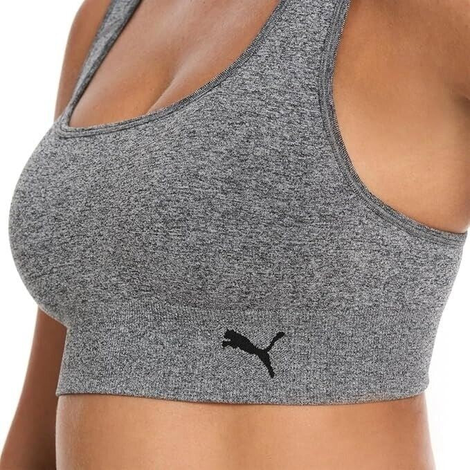 PUMA Women's Performance 2-Pack Seamless Sports Bras for Women 1832179