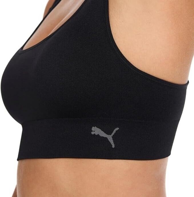 PUMA Women's Performance 2-Pack Seamless Sports Bras for Women 1832179