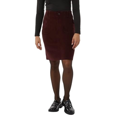 32 Degrees Women's Cotton Corduroy Knee Length Skirt, Belt Loops 1792986