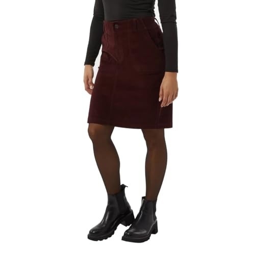32 Degrees Women's Cotton Corduroy Knee Length Skirt, Belt Loops 1792986