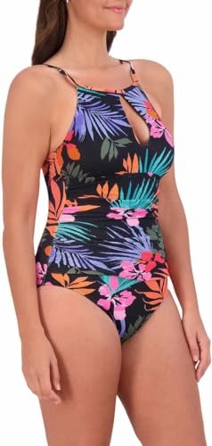 Jessica Simpson Womens Midweight Textured One Piece Swimsuit 1746531