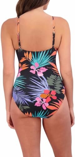 Jessica Simpson Womens Midweight Textured One Piece Swimsuit 1746531