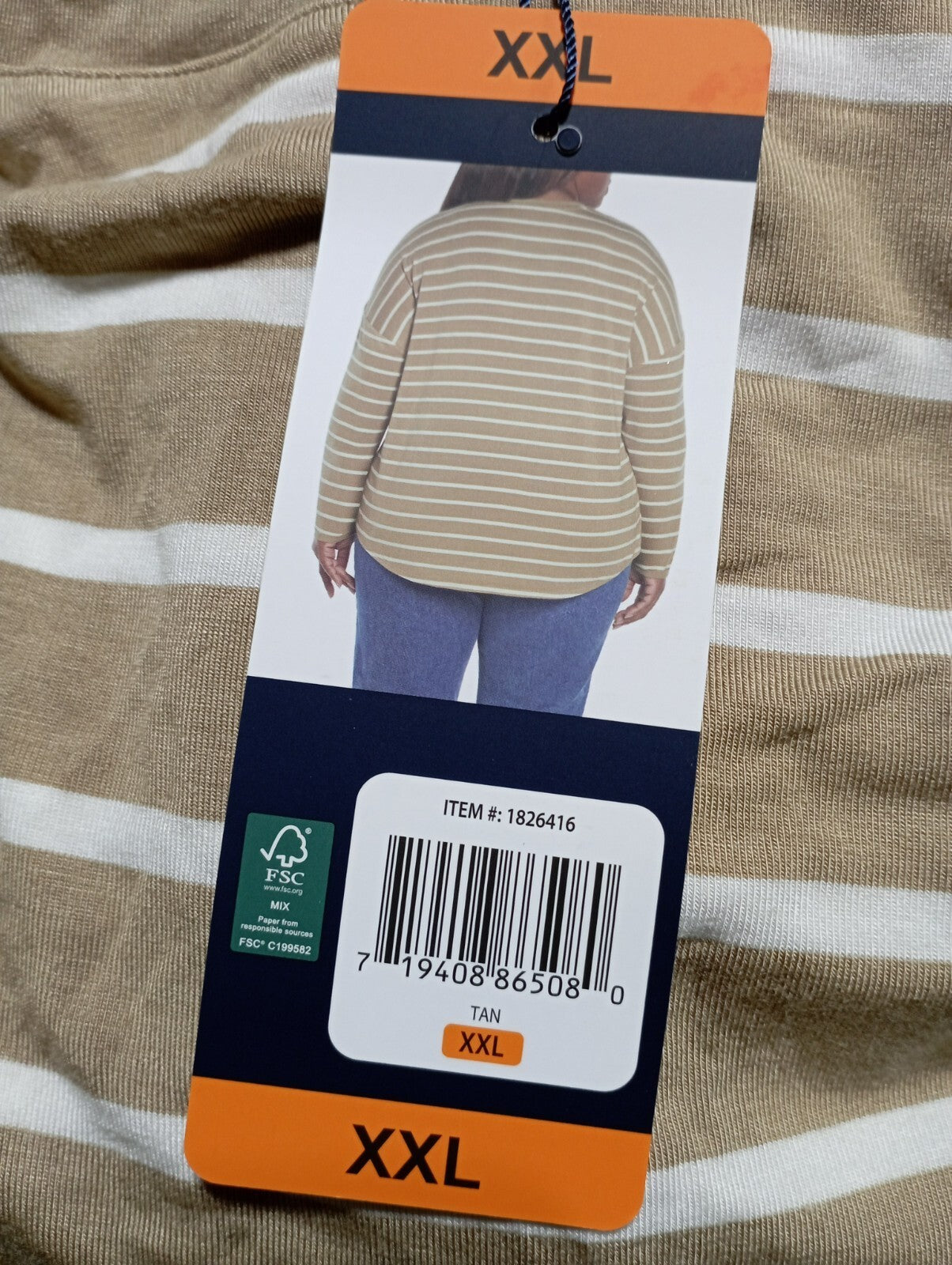 Gap Long Sleeve Shirt Adult Womens 2XL Striped Casual
