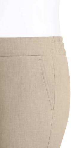 Hilary Radley Women's Pull-on Dress Pants, 4-Way Stretch, Elastic Waist, Front Pockets 1852819