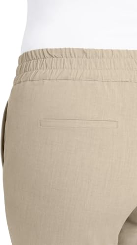 Hilary Radley Women's Pull-on Dress Pants, 4-Way Stretch, Elastic Waist, Front Pockets 1852819