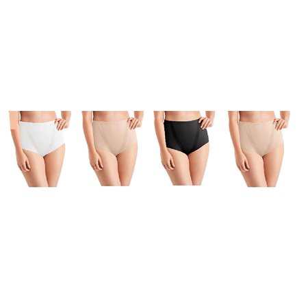 Maidenform Women 4-Pack Everyday Control Tummy Toning Brief Panties - medium