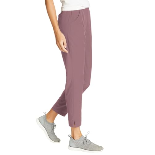 Eddie Bauer Travel Pants Women - Lightweight Elastic Waistband Ankle Pants (1669563)
