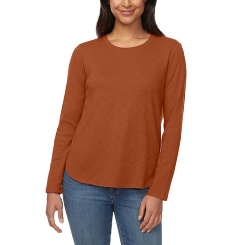 KIRKLAND Signature Women's Long Sleeve Slub Tee Shirt (7771740)
