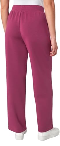 Mondetta Womens Heavyweight Wide Leg Pant (US, Alpha, Medium, Regular, Regular, Raspberry Coulis) 1804985