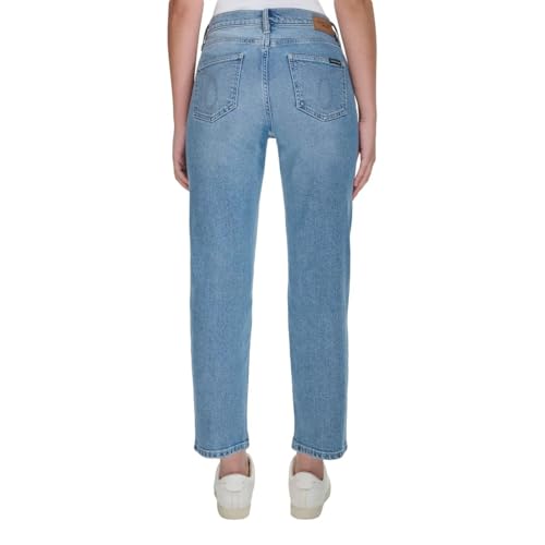 Calvin Klein Women High Rise Straight Leg Jean 1829063