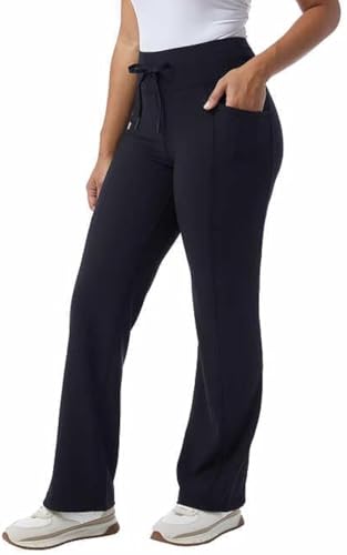 32 Degrees Ladies' Wide Leg Pants - Ribbed Semi-Flare Pant - Yoga Pants (1752055)
