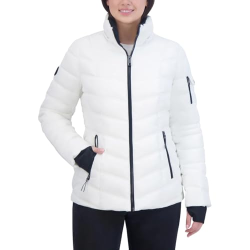 Nautica Ladies' Puffer Water Resistant with Faux Fur Hood (1791181)
