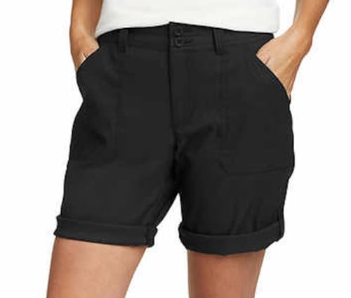 Eddie Bauer Women's Stretch UPF 50 Rolled Hem Adjustable Length Bermuda Short (1751714)