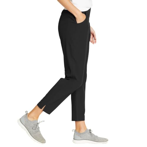 Eddie Bauer Travel Pants Women - Lightweight Elastic Waistband Ankle Pants (1669563)