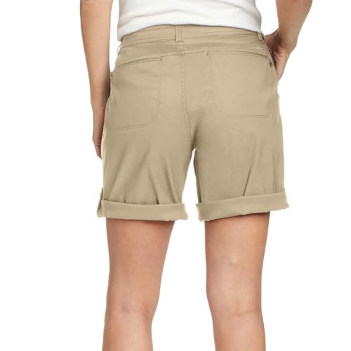 Eddie Bauer Women's Stretch UPF 50 Rolled Hem Adjustable Length Bermuda Short (1751714)