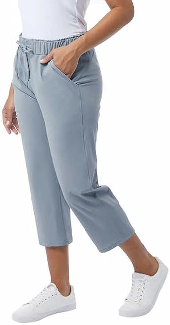 32 Degrees Yoga Pants - Capri for Women - Outdoor Pants with Drawstring (1720727)