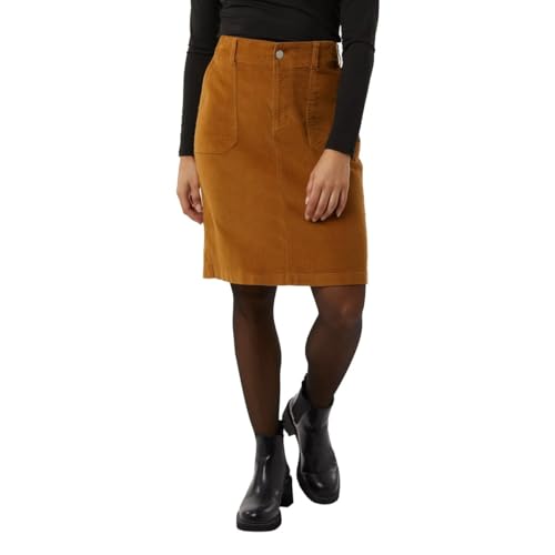 32 Degrees Women's Cotton Corduroy Knee Length Skirt, Belt Loops 1792986