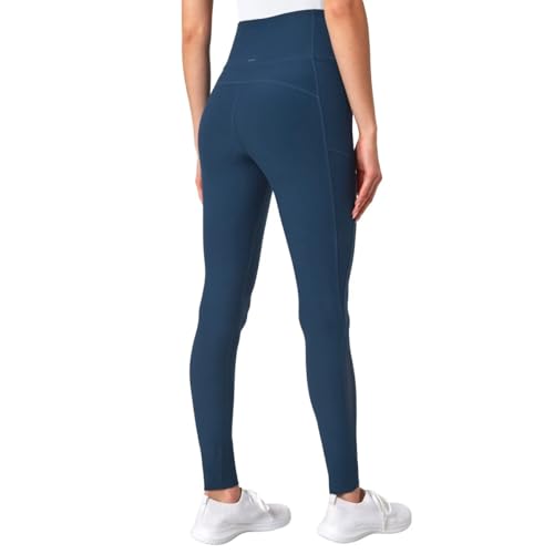 Mondetta Women's Moisture Wicking High Waist Active Legging Pant with Pockets and Mesh Detail