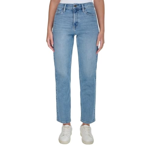Calvin Klein Women High Rise Straight Leg Jean 1829063