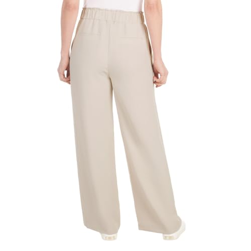 Hilary Radley Women's Wide Leg Crinkle Pants with Elastic waistband (1777947)