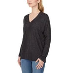 Buffalo David Bitton Ladies' Soft Cozy V-Neck Long Sleeve Top (1797409)