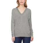 Buffalo David Bitton Ladies' Soft Cozy V-Neck Long Sleeve Top (1797409)