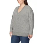 Buffalo David Bitton Ladies' Soft Cozy V-Neck Long Sleeve Top (1797409)