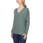 Buffalo David Bitton Ladies' Soft Cozy V-Neck Long Sleeve Top (1797409)