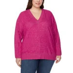 Buffalo David Bitton Ladies' Soft Cozy V-Neck Long Sleeve Top (1797409)