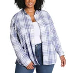 Jachs Girlfriend Ladies' Flannel Shirt (1612218)