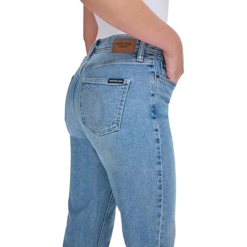Calvin Klein Women High Rise Straight Leg Jean 1829063